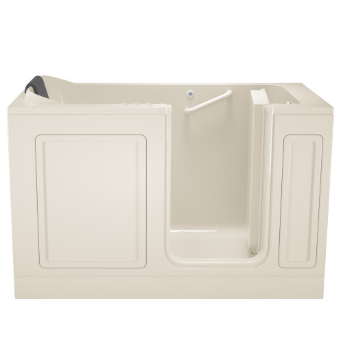 32-in. x 60-in. Walk-In Air Spa and Whirlpool Massage Bathtub with Right-Hand Drain in Linen
