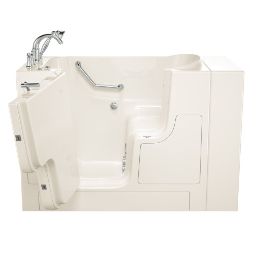 American Standard SS9OD5230LJ-BC-PC 30-in. x 52-in. Outward Opening Door Walk-In Jet Massage Bathtub with Tub Faucet in Linen
