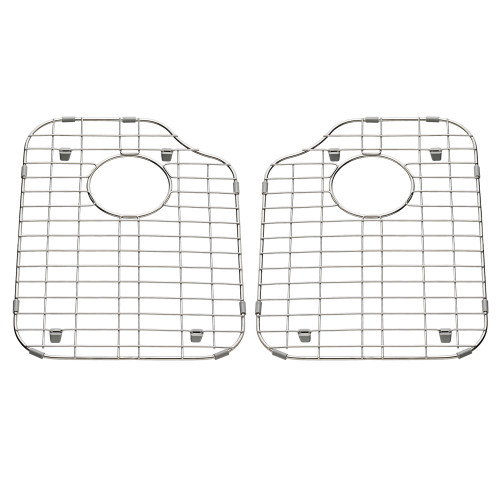 17" x 12" 2-Pack Bottom Grid Sink Rack  in Stainless Steel