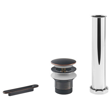 Drain and Overflow Kit in Legacy Bronze