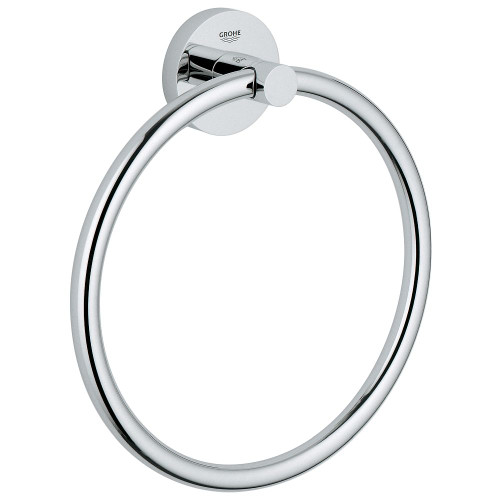 Grohe 40365001 Essentials Towel Ring in Starlight Chrome