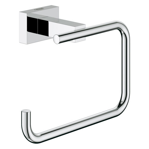 Grohe 40507001 Essentials Cube Toilet Paper Holder in Starlight Chrome