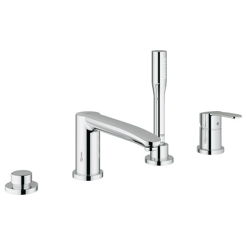 Grohe 23048003 Eurostyle Cosmopolitan Four-Hole Bathtub Faucet with Handshower in StarLight Chrome