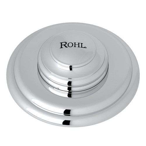 Decorative Luxury Air Activated Switch Button for Waste Disposal in Polished Chrome
