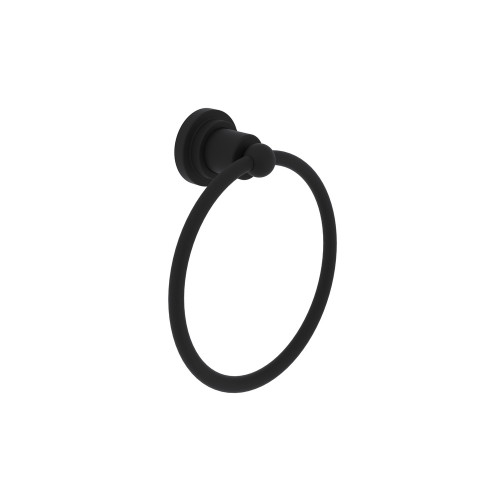 Rohl A1485IWMB Towel Ring in Matte Black