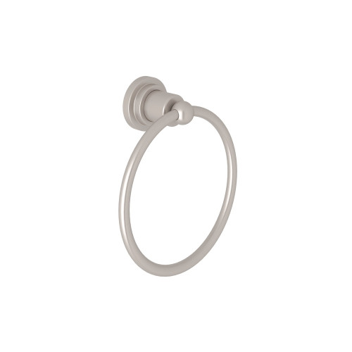 Rohl A1485IWSTN Towel Ring in Satin Nickel