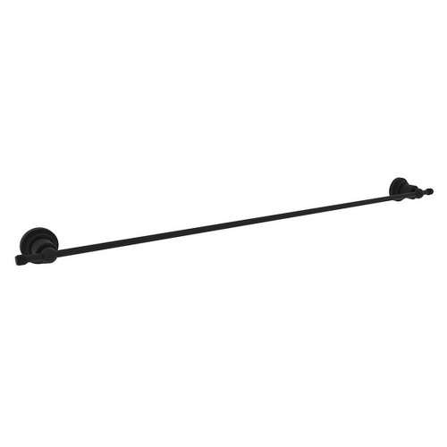 Rohl A1489IWMB 30-in Single Towel Bar in Matte Black