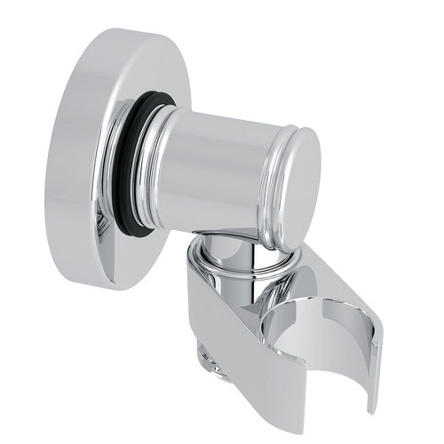 Baltera Handshower Outlet and Swiveling Handshower Holder in Polished Chrome