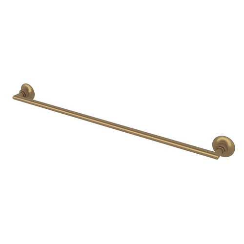 30-in Single Towel Bar in French Brass