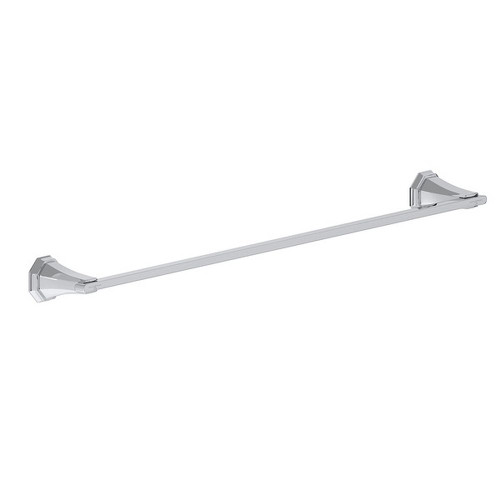 Rohl U.6141APC 24-in Wall Mount Single Towel Bar in Polished Chrome