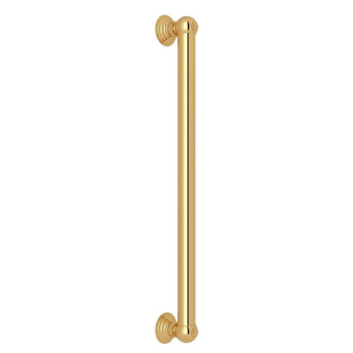Rohl 1260IB 18-in Decorative Grab Bar in Italian Brass