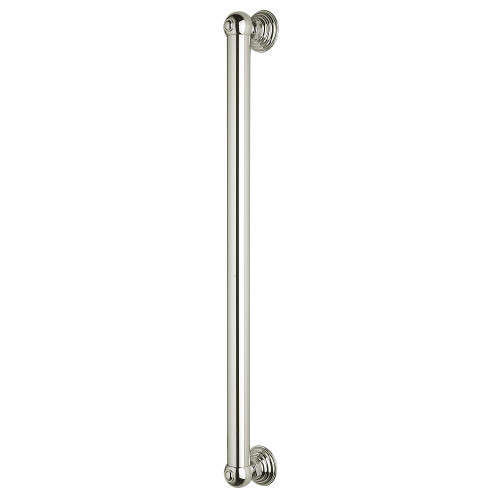 Rohl 1261PN 24-in Decorative Grab Bar in Polished Nickel