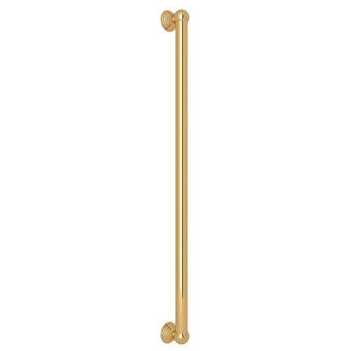 Rohl 1262IB 36-in Decorative Grab Bar in Italian Brass