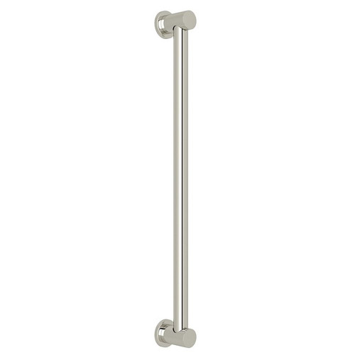 24-in Decorative Grab Bar in Polished Nickel