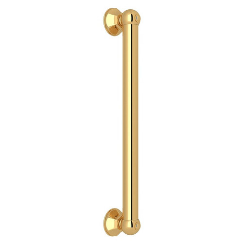 18-in Palladian Decorative Grab Bar in Italian Brass