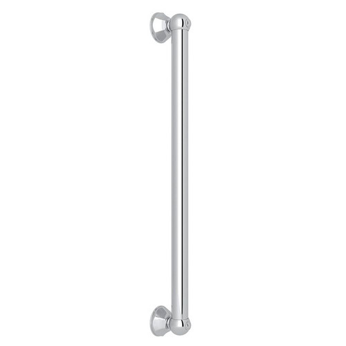 24-in Palladian Decorative Grab Bar in Polished Chrome