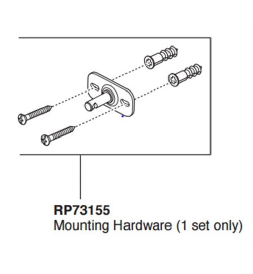 Brizo RP73155 Replacement Mounting Hardware in Polished Chrome