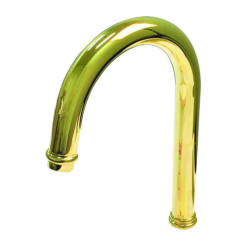 C Spout With 6-1/2" Short Or Bar/Food Prep Faucet Reach For A3606/6.5 And A3606/6.5Ws Kitchen Faucets In Italian Brass
