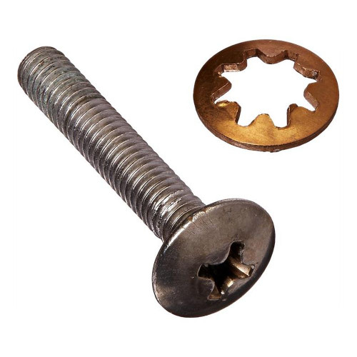 Bath Set Screw To Mount Lever And Cross Handle