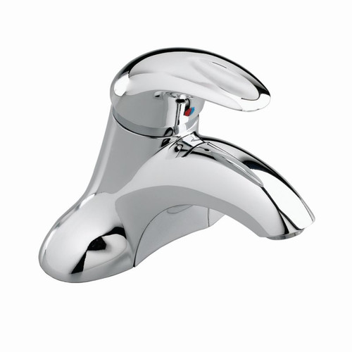 Centerset Lavatory Faucet with Metal Speed Connect Pop-Up Drain in Chrome