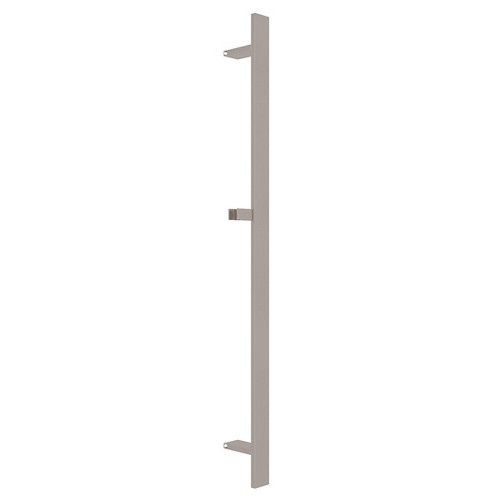 Modern Flat Slide Bar in Satin Nickel