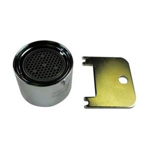 Pressure Compensating Vandal-Resistant 1.0 GPM Aerators with 55/64-in Female Threads and Key in Chrome