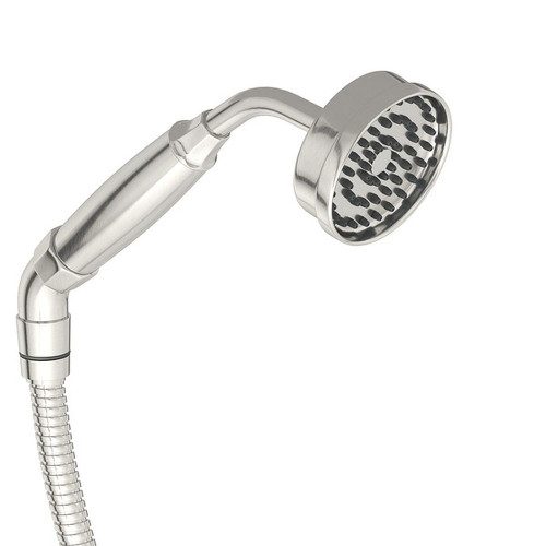Inclined Easy Clean Handshower and Hose in Satin Nickel