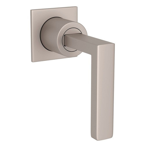 Volume Control Trim with Metal Lever Handle and Square Trim Plate in Satin Nickel