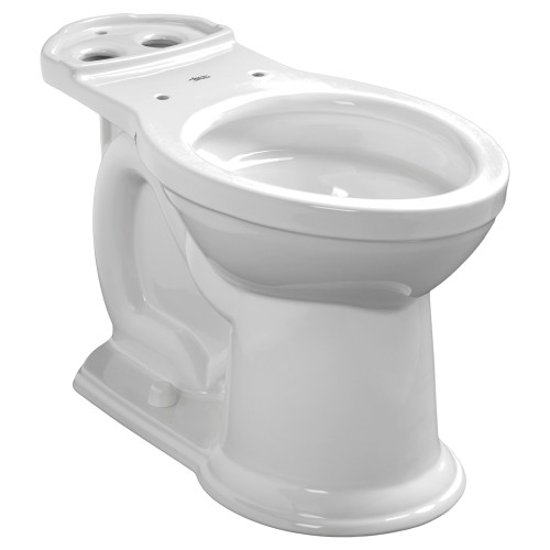 Right Height Elongated Toilet Bowl in White