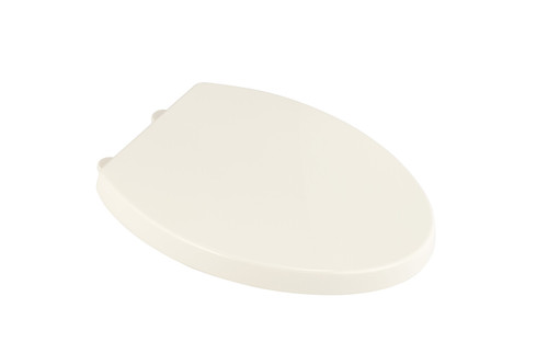 Elongated Closed-Front Toilet Seat with Soft Close, Grip Tight and Quick Release in Linen