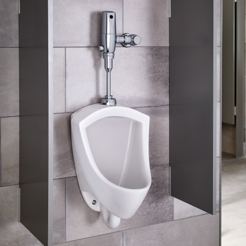 American Standard 6002.525.020 0.125 GPF Urinal System with Selectronic Battery-Powered Flush Valve in White
