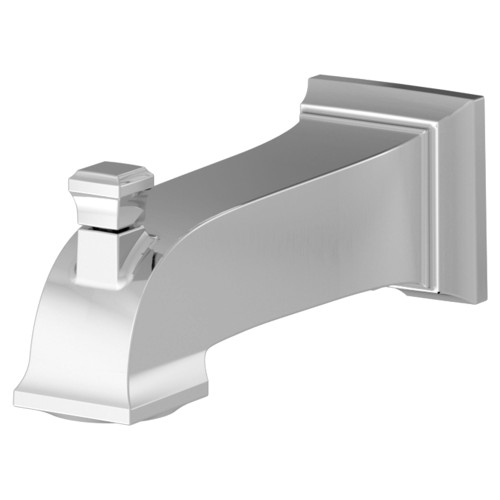 Slip-On Diverter Tub Spout in Chrome