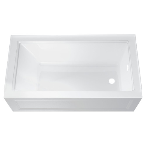 60 x 30" Right Drain Bathtub in White