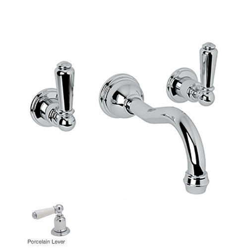 Rohl U.3790L-APC-2 Wall Mounted Bathroom Faucet in Polished Chrome