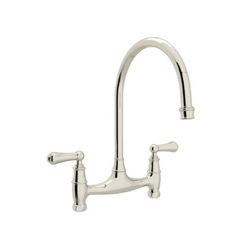 Bridge High-Arc Kitchen Faucet in Polished Nickel