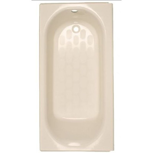 American Standard 2395.202.222 Americast Bath 60-in x 34-in with Integral Apron, Tiling Flange, Right Hand Outlet, and Luxury Ledge