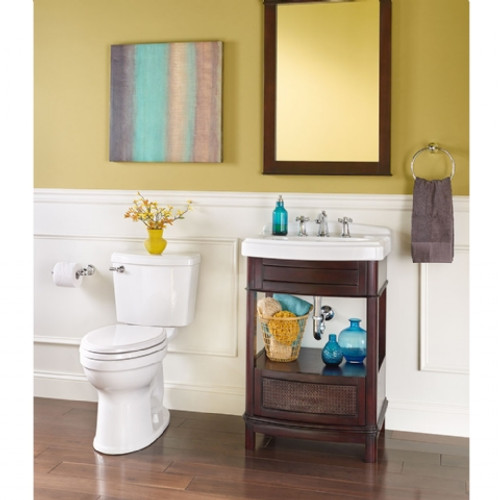 Right-Height Elongated Two-Piece 1.28 GPF Toilet with 12-in Rough-In