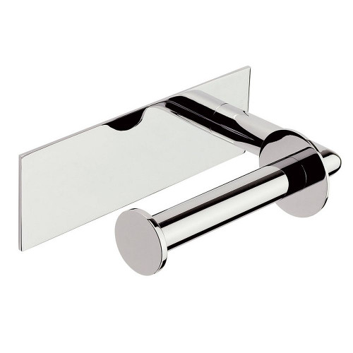 Single Post Vertical Toilet Paper Holder in Polished Chrome