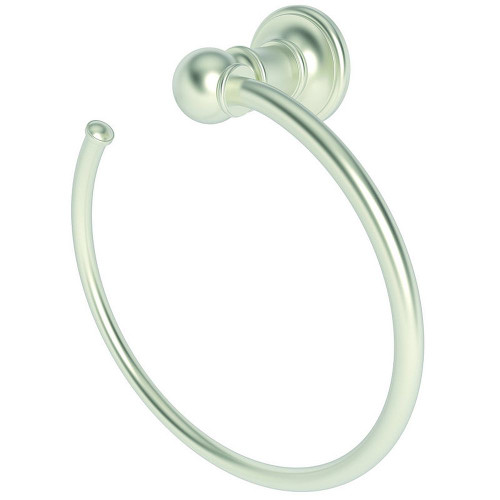 8in Open Towel Ring in Satin Nickel