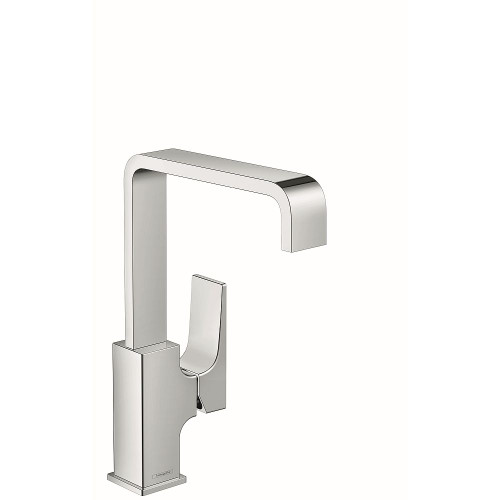 Hansgrohe 32511001 Metropol Single-Hole Faucet 230 with Lever Handle and Swivel Spout, 1.2 GPM, In Chrome
