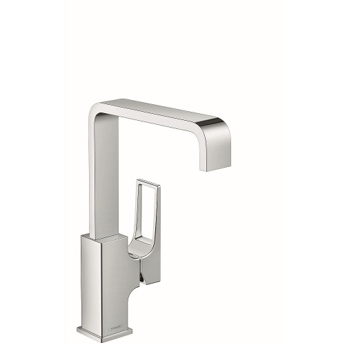 Hansgrohe 74511001 Metropol Single-Hole Faucet 230 with Loop Handle and Swivel Spout, 1.2 GPM, In Chrome