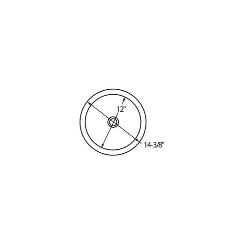 Elkay ELUH12FB Stainless Steel Single Bowl Undermount Sink in Lustrous Highlighted Satin