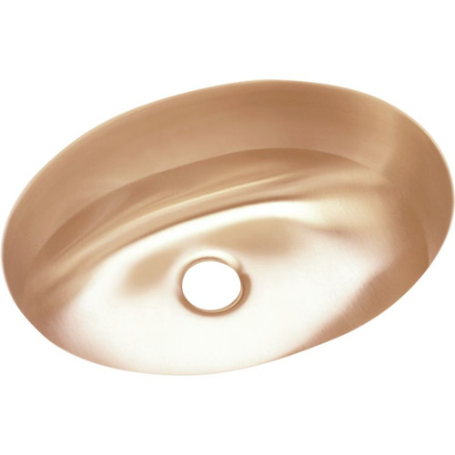 Elkay ELUH1511-CU Antimicrobial Copper Single Bowl Undermount Sink in Lustrous Highlighted Satin