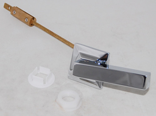 Trip Lever for Lloyd Toilets in Brushed Nickel