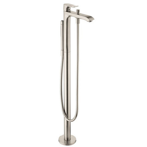 Hansgrohe 31432821 Metris Freestanding Tub Filler Trim with 1.75 GPM Handshower, In Brushed Nickel