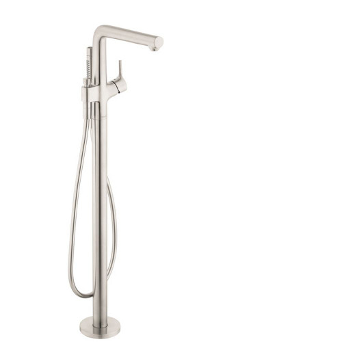 Hansgrohe 72413821 Talis S Freestanding Tub Filler Trim with 1.75 GPM Handshower, In Brushed Nickel