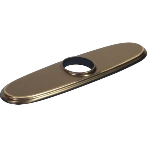 Elkay LK130LS 3-Hole Escutcheon Plate in Lustrous Steel