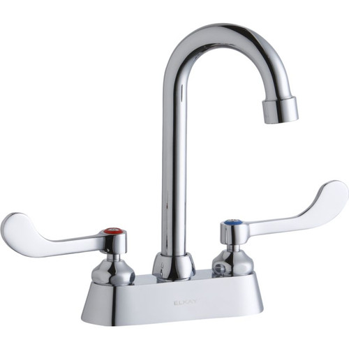 Elkay LK406GN04T4 Commercial 2-Hole Faucet in Chrome
