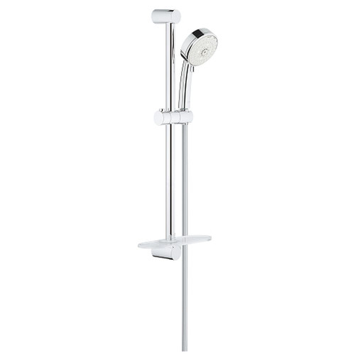 Grohe 27577002 New Tempesta Cosmopolitan 100 4-Sprays Shower Rail Set with 2.5 gpm Flow in StarLight Chrome