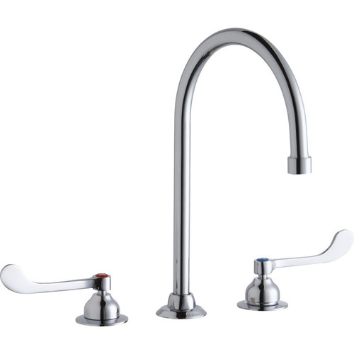 Elkay LK800GN08T6 Commercial 3-Hole Faucet in Chrome